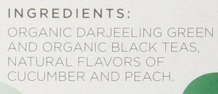 Tazo Peachy Green Tea Organic- 20 Bag N3