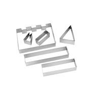 Originals 6 Piece Castle Cutter Set with Icing Bag and Nozzles N2