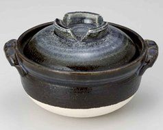 Ruri-Glaze for 1-2 persons 7.9inch Donabe Japanese Hot pot Blue Ceramic Made in Japan