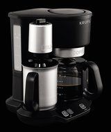 KRUPS KM310850 Latteccino 2-in-1 Coffee Maker Machine with Professional Milk Frother, 8-Cup, Black N2