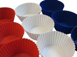 Set of 12 Premium Silicone Baking Cups Reusable Muffin Molds Cupcake Liners N4