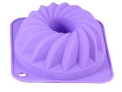 Bakerpan Silicone Mini Bundt Cake Pan, 4 3/4 Inch Mini Cake Mold