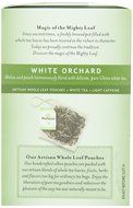 Mighty Leaf Tea, White Orchard, 15-Count Whole Leaf Pouches 1.32 Oz. (Pack of 3) N4