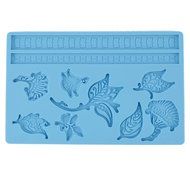 uxcell Flower Leave Design Flexible DIY Jelly Chocolate Biscuit Cookie Mold Shaper Tray Baking Tool Green N7