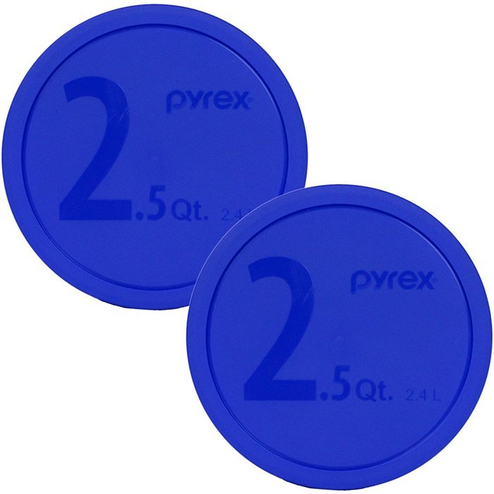 Pyrex 325-PC Blue Lid for 2.5-Quart (2.4L) Mixing Bowl N4