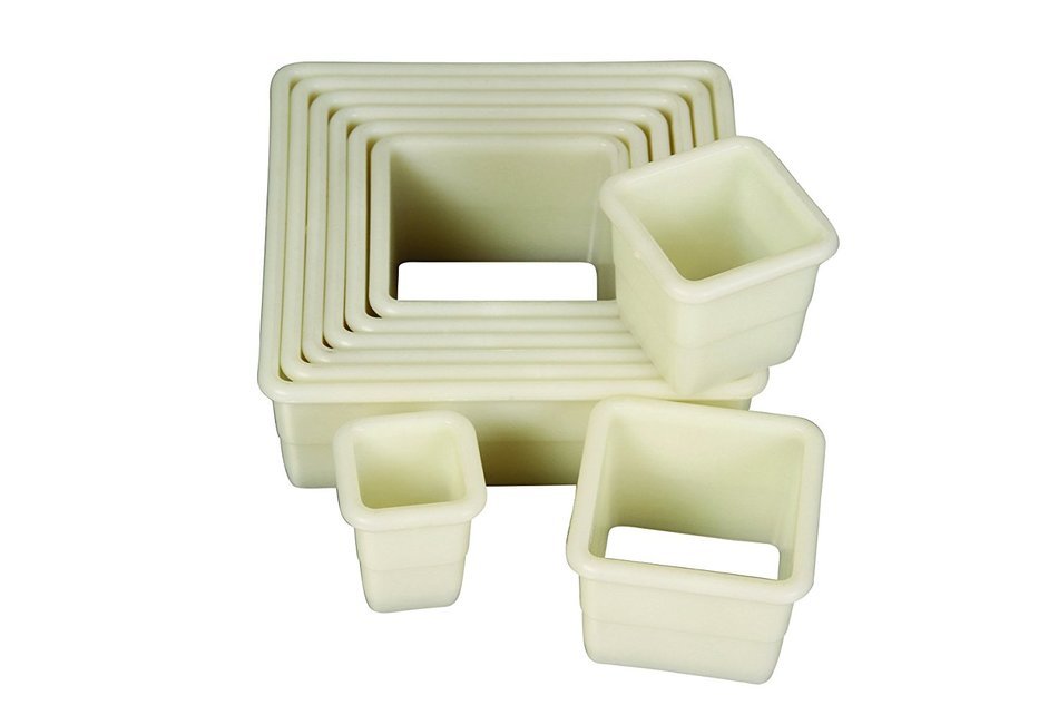 Mercer Culinary 9-Piece Round Plain Nylon Cutter Set N2