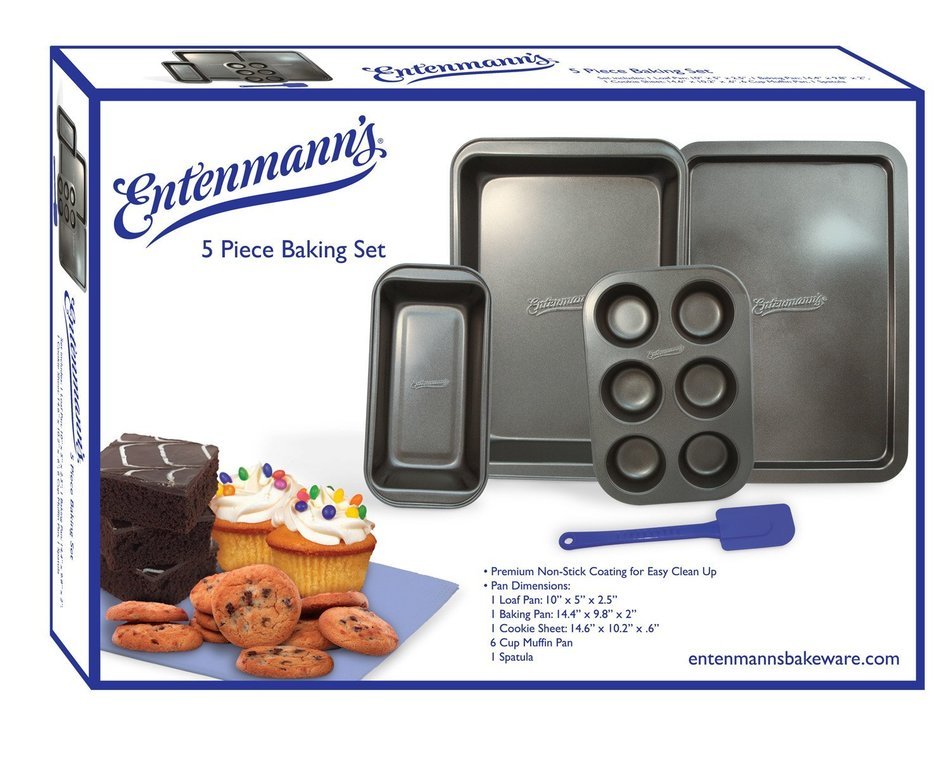 Entemann's 154683 Classic 5-Piece Bakeware Set N2