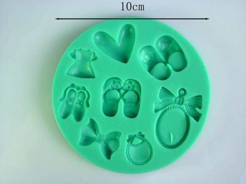 Lovely Shoe Shape Silicone Soap Mold,fondant Cake Decorating Styling Tools, Bakeware,cooking Tools Kitchen Accessories N2