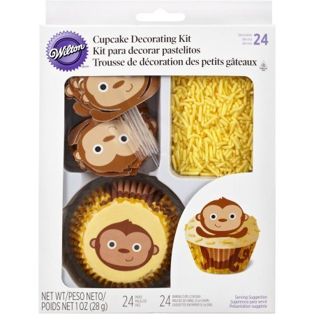 Wilton Cupcake Decorating Kit, Monkey 24 ct. 415-2198