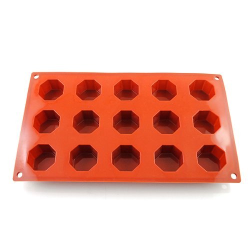 AYAMAYA 1.5*0.8 inch Cake Ice Pudding Chocolate Prisms Mold Food-Grade Silicone Bakeware N2