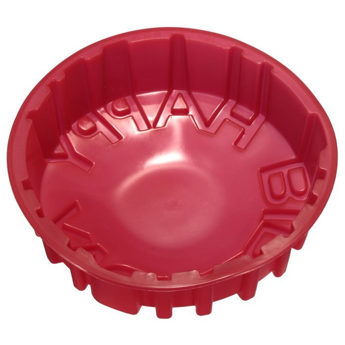 Cheese Jelly Pudding Muffin Mold Bread Pastry Baking Mold Happy Birthday Silicone Cake Pan shopping N3