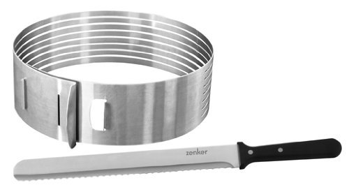 Zenker 2 Piece Pie Crust Cutting Aid Layer cake Slicer