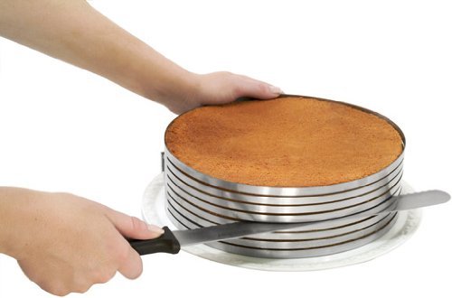 Zenker 2 Piece Pie Crust Cutting Aid Layer cake Slicer N2