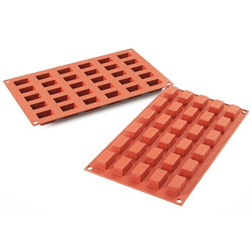 Silikomart Professional Silicone Baking Mold, Mini Cake 30 Cavities (1 Each)
