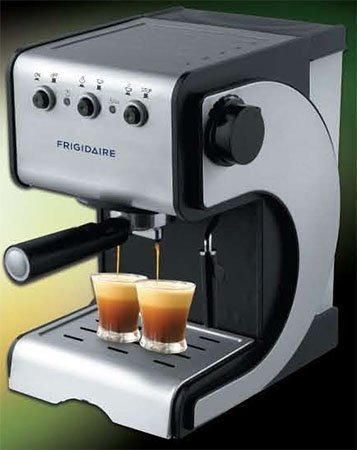 Frigidaire FD7189 Espresso and Cappuccino Maker with Stainless Steel Decoration Panel, 220 to 240-volt