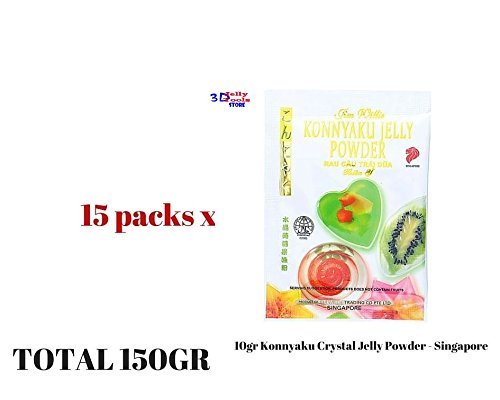 15 PACKS Konnyaku Crystal Jelly Powder - from JIM WILLIE SINGAPORE