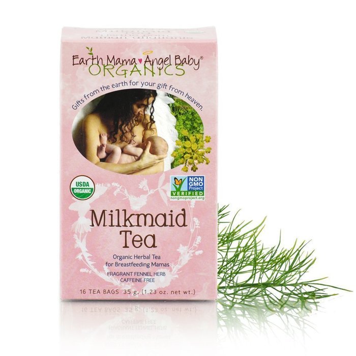 Earth Mama Angel Baby Organic Milkmaid Tea for Nursing, Lactation & Breastfeeding to Safely Support Breast Milk... N15