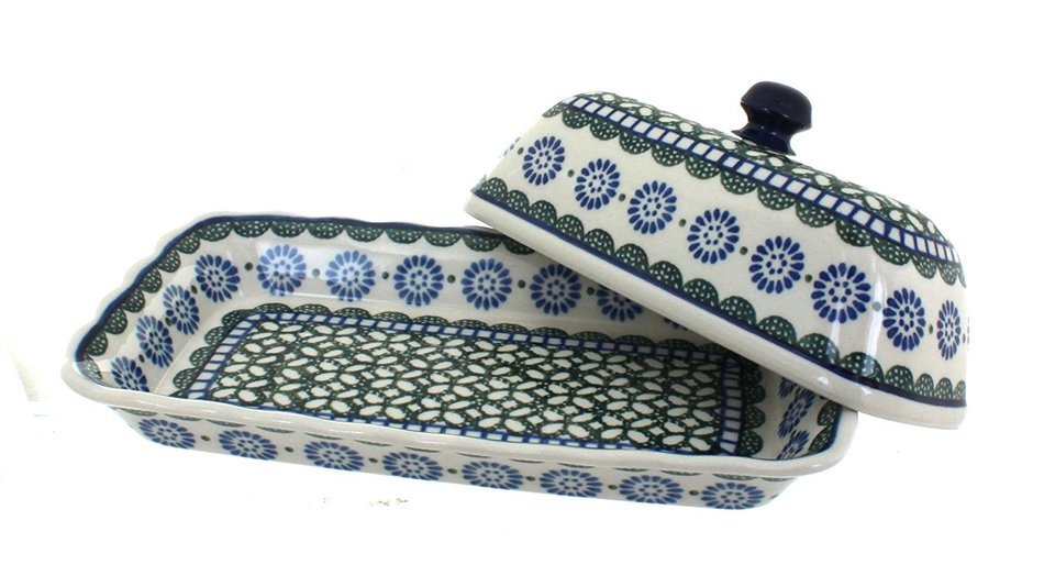 Polish Pottery Maia Butter Dish N3
