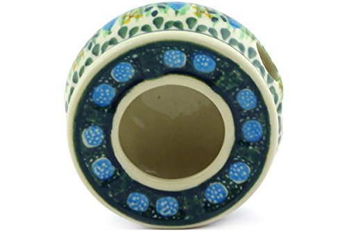Polmedia Polish Pottery 2-inch Stoneware Mini Heater H6054G Hand Painted from Ceramika Artystyczna in Boleslawiec... N2