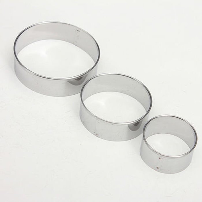 Cake & Cookie Cutters 12 Pcs Stainless Steel Flower Heart Biscuit Cake Cookied Mould Cutter N2