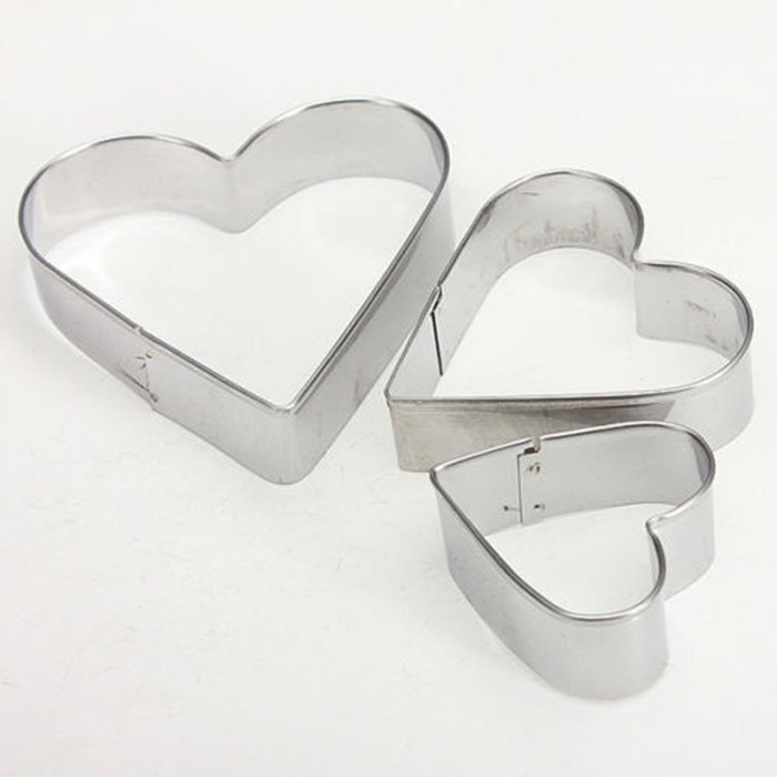 Cake & Cookie Cutters 12 Pcs Stainless Steel Flower Heart Biscuit Cake Cookied Mould Cutter N3