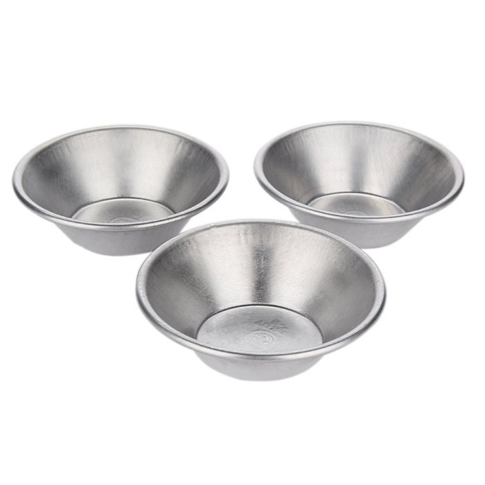 JIngwy Extra Heavy Aluminum Egg Tart/ Cupcake Cake/Jelly Mold Bakeware Sets 10 Pieces /20 Pieces/50 Pieces Optional... N2