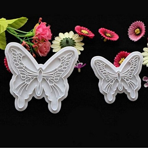 ASDOMO Butterfly Cake Fondant Decorating Sugarcraft Cookie Cutters Mold N4