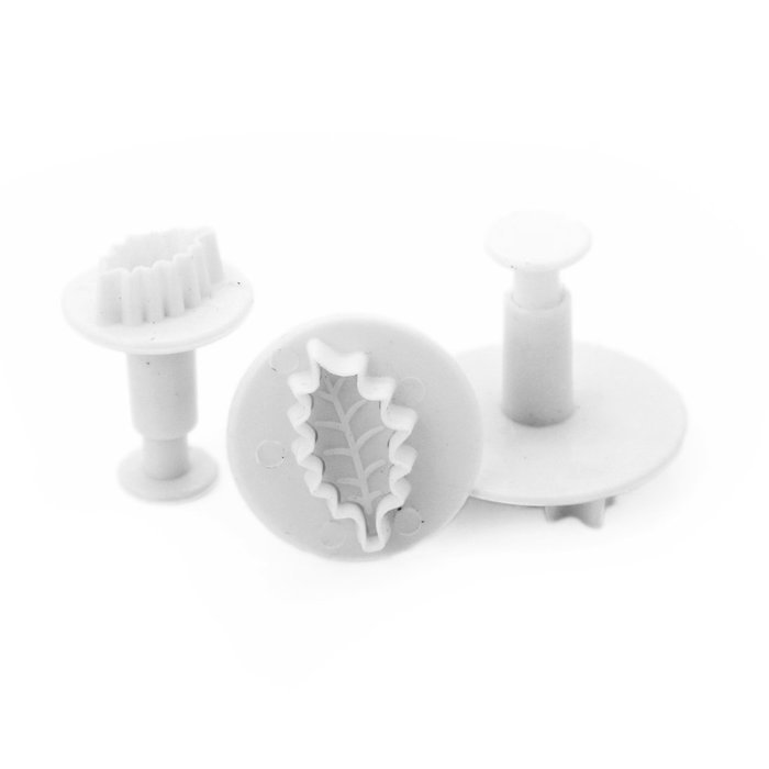 DUFUSTORE Fondant Cake Bread Decorating Sugarcraft Mold Cookie Plunger Cutters Tools Leaves