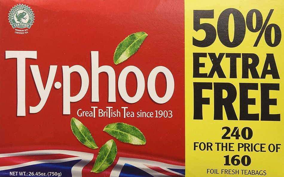 Typhoo Tea 240 Bags (160 Bags + 80 Bags Free)