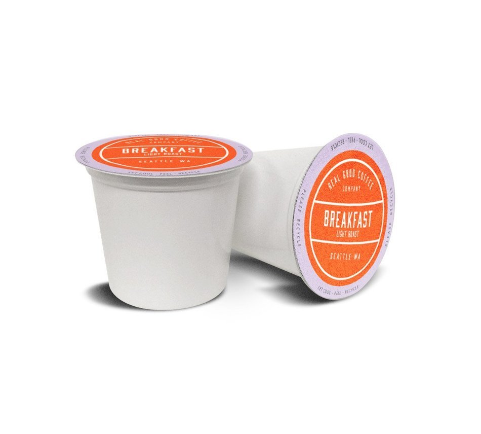 Real Good Coffee Co Recyclable K Cups, Variety Pack, Keurig 2.0 and 1.0 Compatible, 36 Single Serve Coffees N21