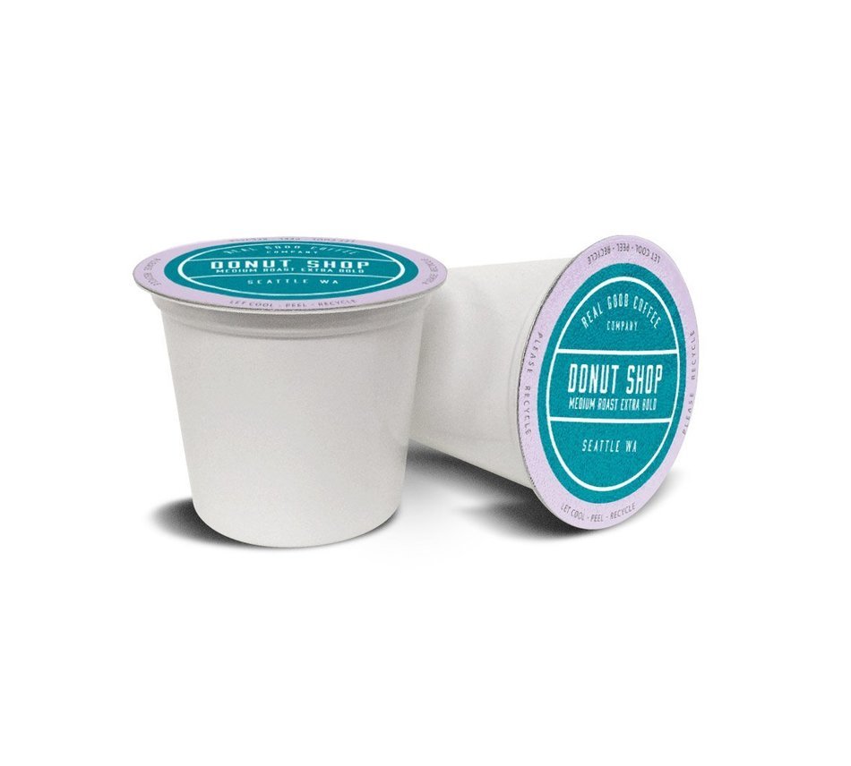Real Good Coffee Co Recyclable K Cups, Variety Pack, Keurig 2.0 and 1.0 Compatible, 36 Single Serve Coffees N25