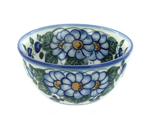 Polish Pottery Primrose Dessert Bowl