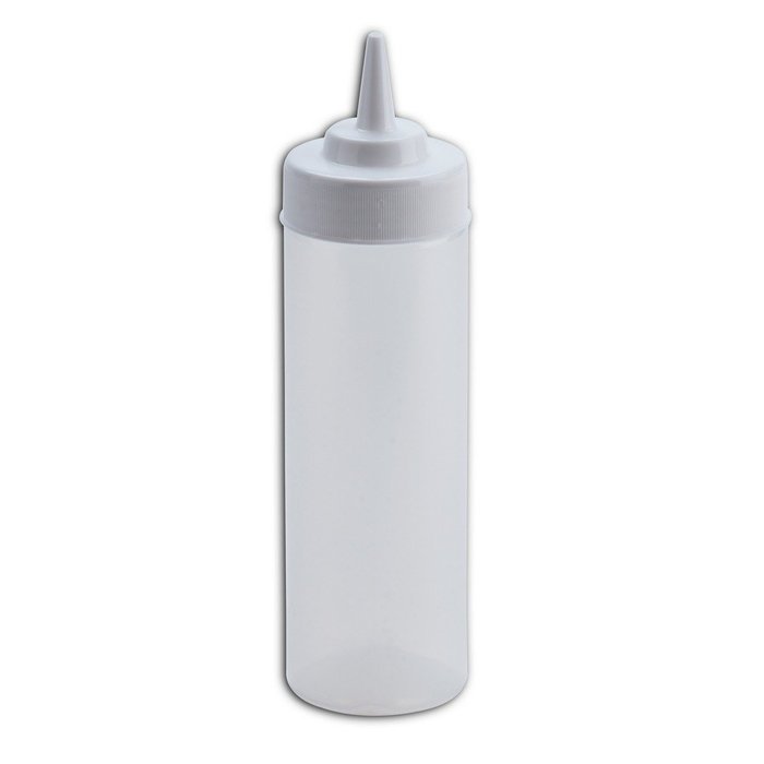 Winco Chocolatier's Wide Mouth Squeeze Bottles for Chocolate, 12-Ounce, 6-Pack