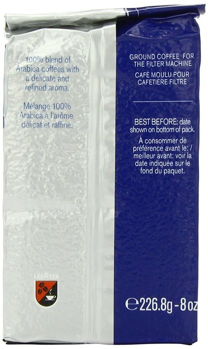 Lavazza Gran Filtro - Ground Coffee, 8-Ounce (Pack of 5) N2