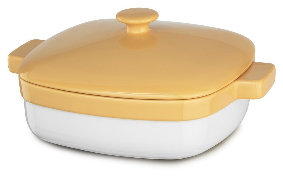 KitchenAid KBLR42CRER Streamline Ceramic 4.2-Quart Casserole Bakeware - Empire Red N4