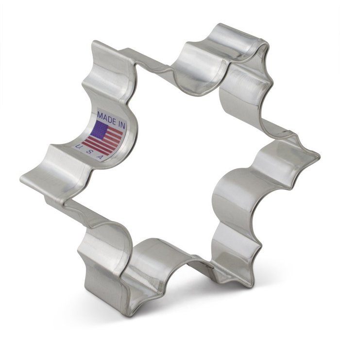 Ann Clark Snowflake Cookie Cutter - 3.5 Inches - Tin Plated Steel