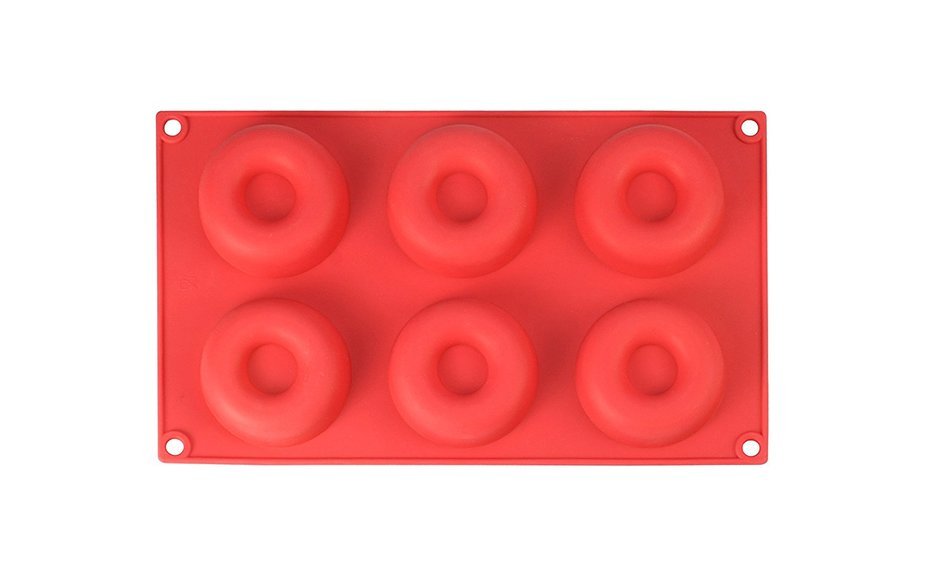 Artestia 6-round Nonstick Silicone Baking Mold for Biscuit, Muffin, Tart, Cake, Pie, Quiche, Pastry, Pudding,... N2