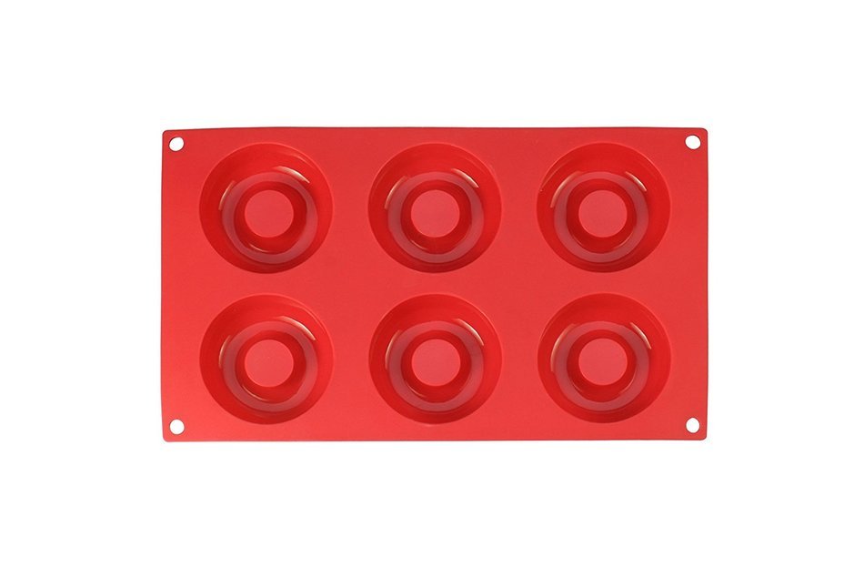 Artestia 6-round Nonstick Silicone Baking Mold for Biscuit, Muffin, Tart, Cake, Pie, Quiche, Pastry, Pudding,... N3