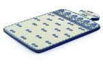 Polmedia Polish Pottery 12-inch Stoneware Cutting Board H9859E Hand Painted from Ceramika Artystyczna in Boleslawiec... N4