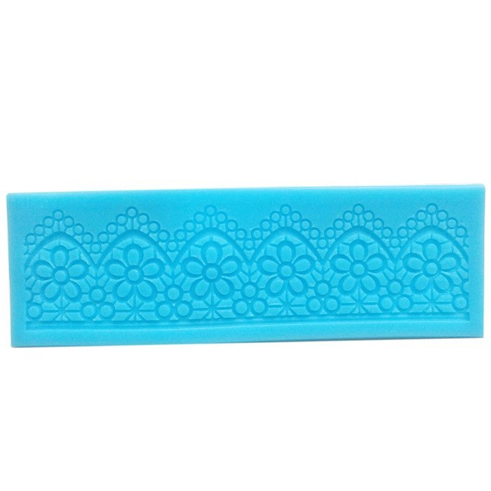 Sugarcraft Cake Decoration tool Daisy Flower Scalloped lace drop Border Icing Silicone Mold Mould Lace Shaped...