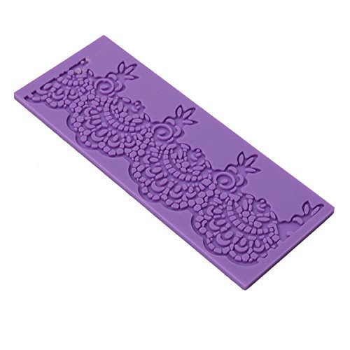 "Flower Lace Mold Silicone Fondant Sugar Craft Wedding Cake Decorating