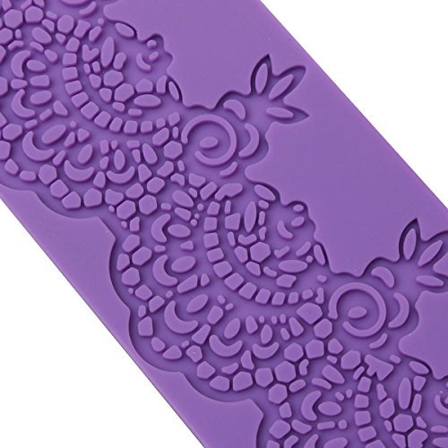 "Flower Lace Mold Silicone Fondant Sugar Craft Wedding Cake Decorating