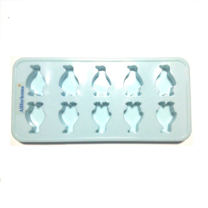 Allforhome 10 Little Penguin Silicone Cake Baking Mold Cake Pan Muffin Cups Handmade Soap Moulds Biscuit Chocolate...