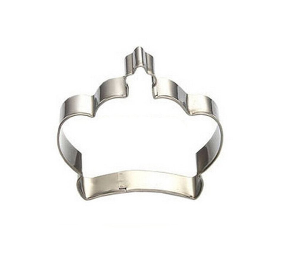 Wocuz 4 Crown King Queen Prince Princess Shapes Stainless Steel Cookie Cutter Fondant Cutter N6