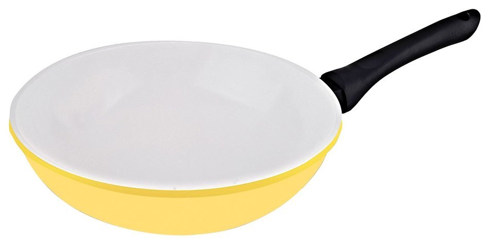 Vinaroz 12-Inch Cast Aluminum Casserole, Yellow Die