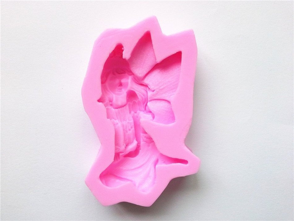 Wocuz W0050 3d Faerie Patterned Silicone Mold Fondant Molds Sugar Craft Tools Chocolate Mould for Cakes N2