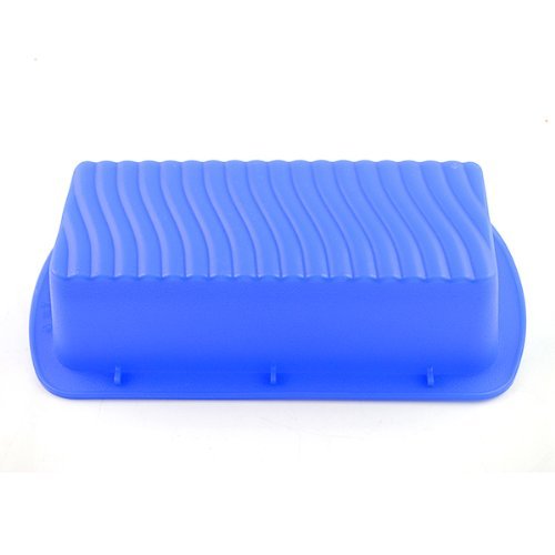 iClover Hot selling Light blue Non-Stick food Grade Silicone Bakeware Baking Cake Mold N6
