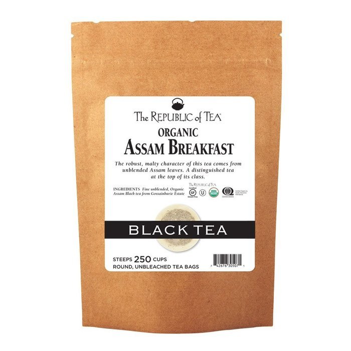 The Republic Of Tea Ginger Peach Black Tea, 50 Tea Bags, Premium Ingredients, Gourmet Longevity Tea N23