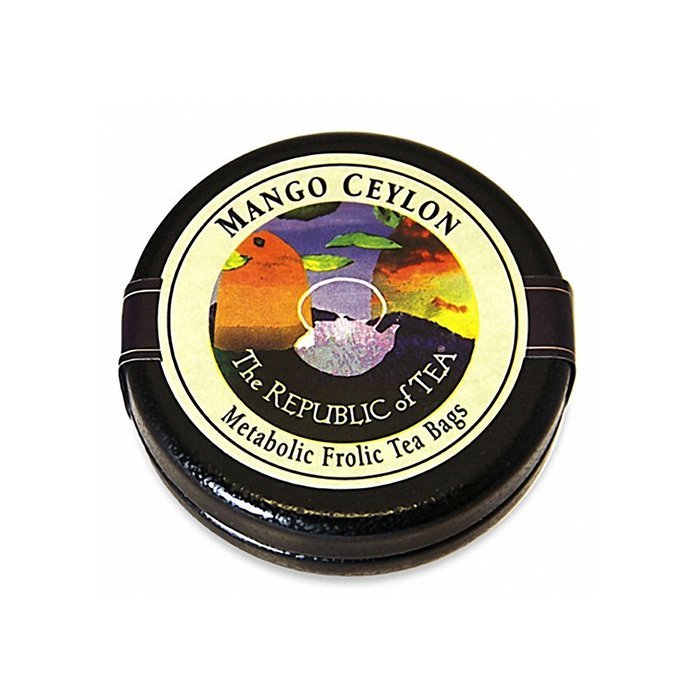The Republic Of Tea Ginger Peach Black Tea, 50 Tea Bags, Premium Ingredients, Gourmet Longevity Tea N29