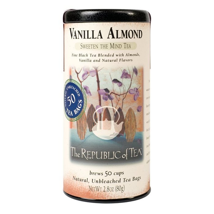 The Republic Of Tea Ginger Peach Black Tea, 50 Tea Bags, Premium Ingredients, Gourmet Longevity Tea N30